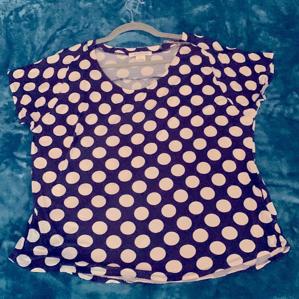 Liz Claiborne, Size: large, Color: blue/white, condition: good, Material: Rayon